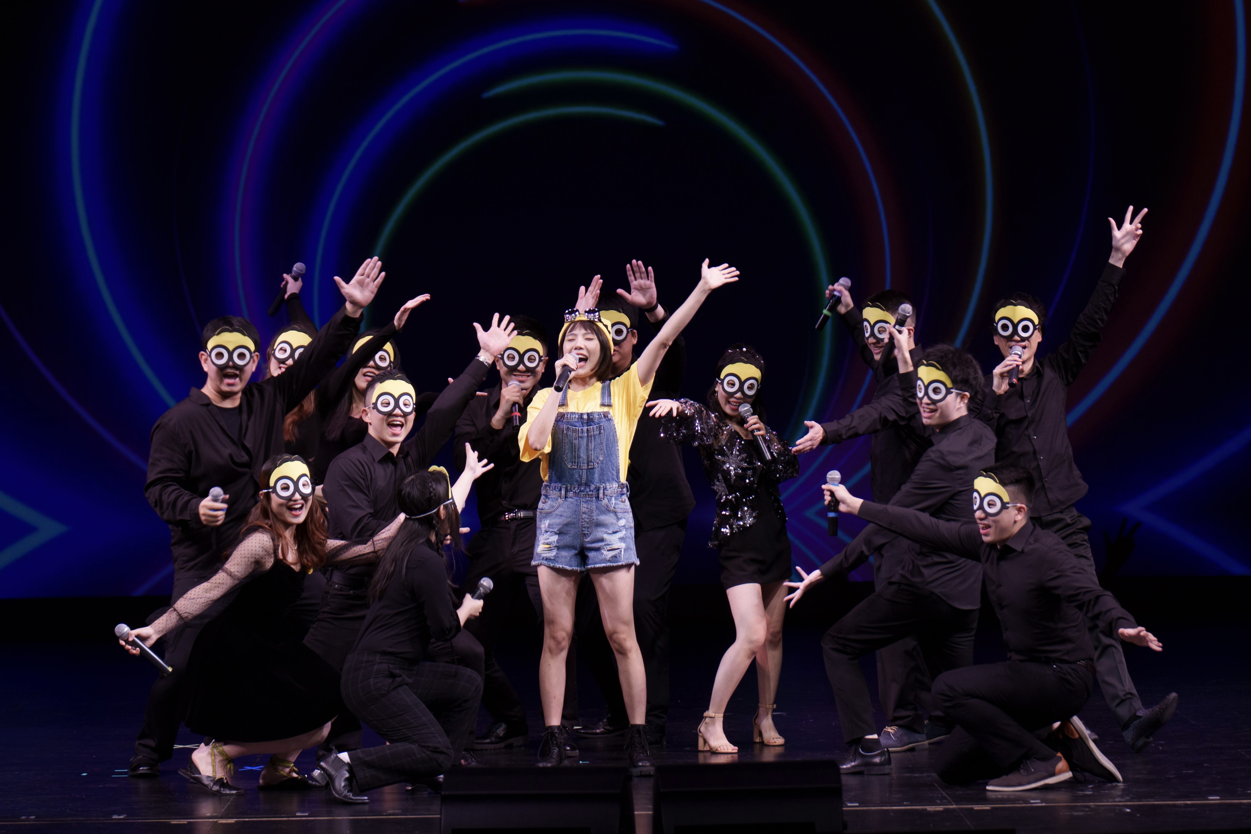 CMCA community singing at Mandarin A Cappella Workshop